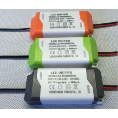 ISO 9001 Factory Plastic Casing Isolated Output 18W Led Power Supply 600mA Constant Current Driver